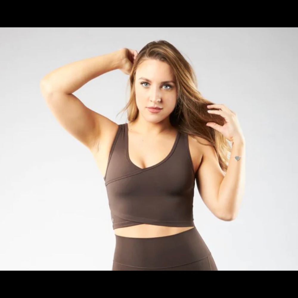BuffBunny Two Faced Top Brown XS